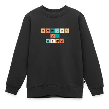 Baccalauréat ès sciences 2022 Baccalauréat - Sweat Premium enfant bio - noir - Devant - AI Model Kid Female (0cm)