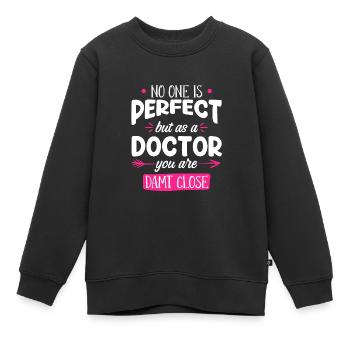 Disputation 2022 Doctorat - Sweat Premium enfant bio - noir - Devant - AI Model Kid Female (0cm)