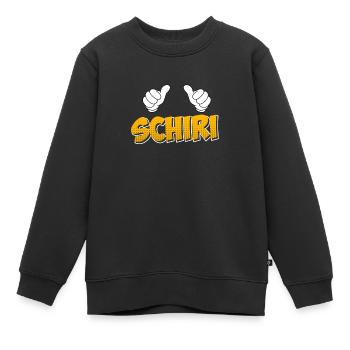 Schiri Schiedsrichter - Kinder Premium Organic Sweatshirt - Schwarz - Vorne - AI Model Kid Female (0cm)