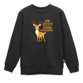 Bayern Tracht Wie Jetzt? Keine Lederhosen? - Kinder Premium Organic Sweatshirt - Schwarz - Vorne - AI Model Kid Female (0cm)