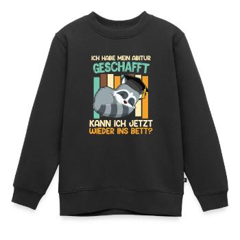 Abiturient Habe Mein Abitur Geschafft Abschluss - Kinder Premium Organic Sweatshirt - Schwarz - Vorne - AI Model Kid Female (0cm)