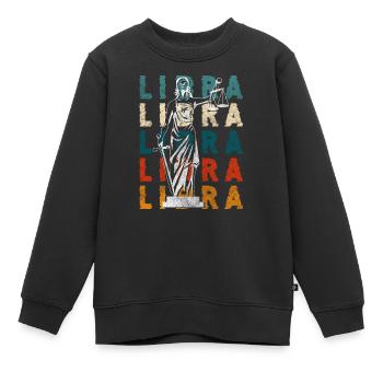 Caractéristiques du zodiaque Astro - Sweat Premium enfant bio - noir - Devant - AI Model Kid Female (0cm)