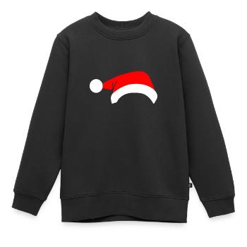 Hässliche Weihnachtsmütze - Kinder Premium Organic Sweatshirt - Schwarz - Vorne - AI Model Kid Female (0cm)