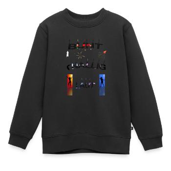 Coloré, criard, bruyant - Sweat Premium enfant bio - noir - Devant - AI Model Kid Female (0cm)
