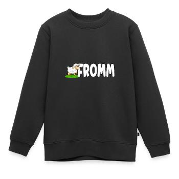 Lammfromm - You are innocent. ALWAYS! - Kids Premium Organic Sweatshirt - black - Front - AI Model Kid Female (0cm)