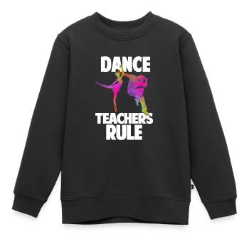 Professeur de danse Règle Professeur de danse Cadeau de l’école de danse - Sweat Premium enfant bio - noir - Devant - AI Model Kid Female (0cm)
