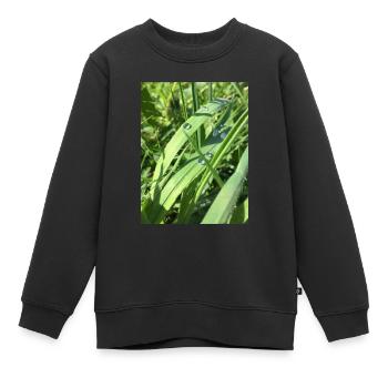 Raindrop - Kinder Premium Organic Sweatshirt - Schwarz - Vorne - AI Model Kid Female (0cm)