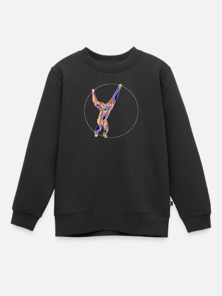 gibbon - Sweat Premium enfant bio - noir