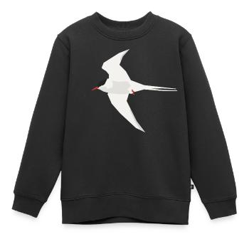 Sterne arctique volant - Sweat Premium enfant bio - noir - Devant - AI Model Kid Female (0cm)