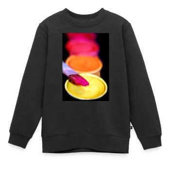 Malerei - Kinder Premium Organic Sweatshirt - Schwarz - Vorne - AI Model Kid Female (0cm)