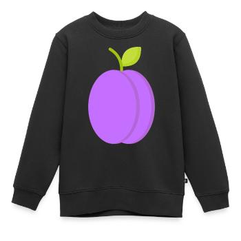 Prune - Sweat Premium enfant bio - noir - Devant - AI Model Kid Female (0cm)