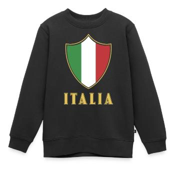 Italia Mode Italia Trikot - Kinder Premium Organic Sweatshirt - Schwarz - Vorne - AI Model Kid Female (0cm)