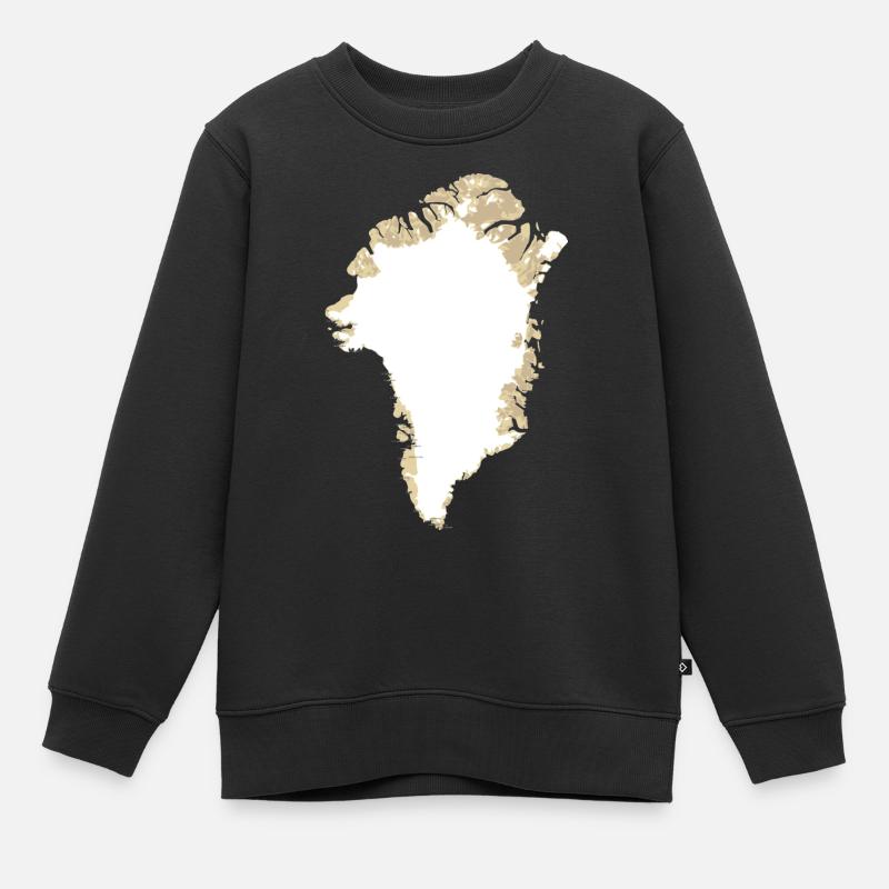 Grönland - Kinder Premium Organic Sweatshirt - Schwarz