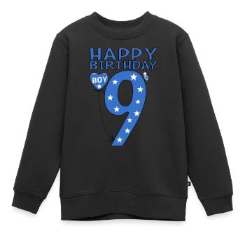 9. Geburtstag Junge Maikäfer - Kinder Premium Organic Sweatshirt - Schwarz - Vorne - AI Model Kid Female (0cm)