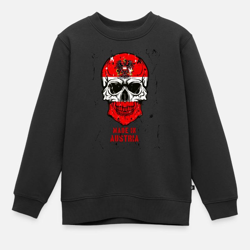 Made in Austria Hell coole-shirts ch/at - Sweat Premium enfant bio - noir