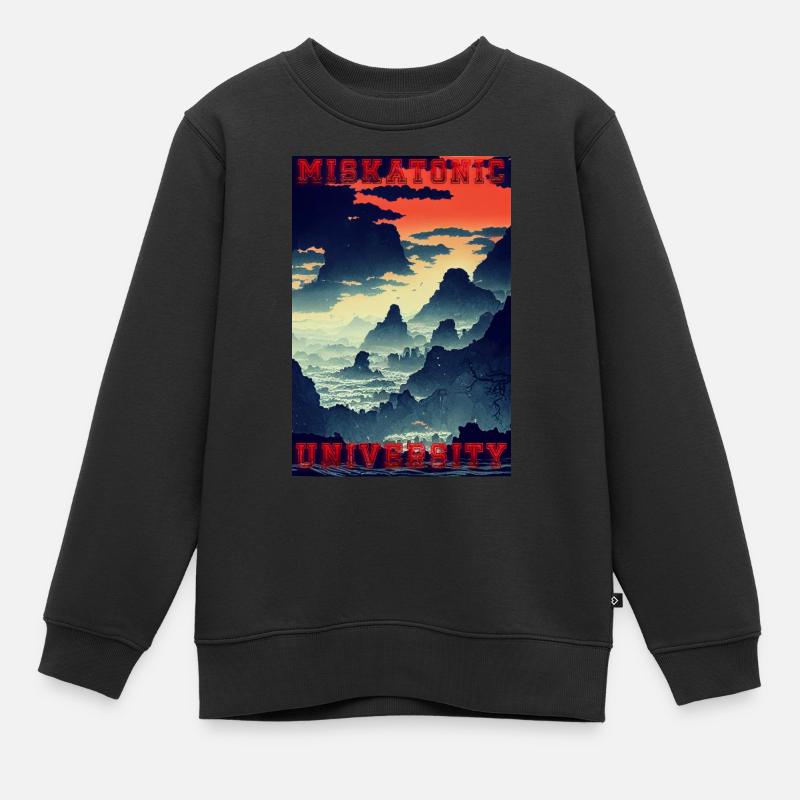 Miskatonic University - Sweat Premium enfant bio - noir