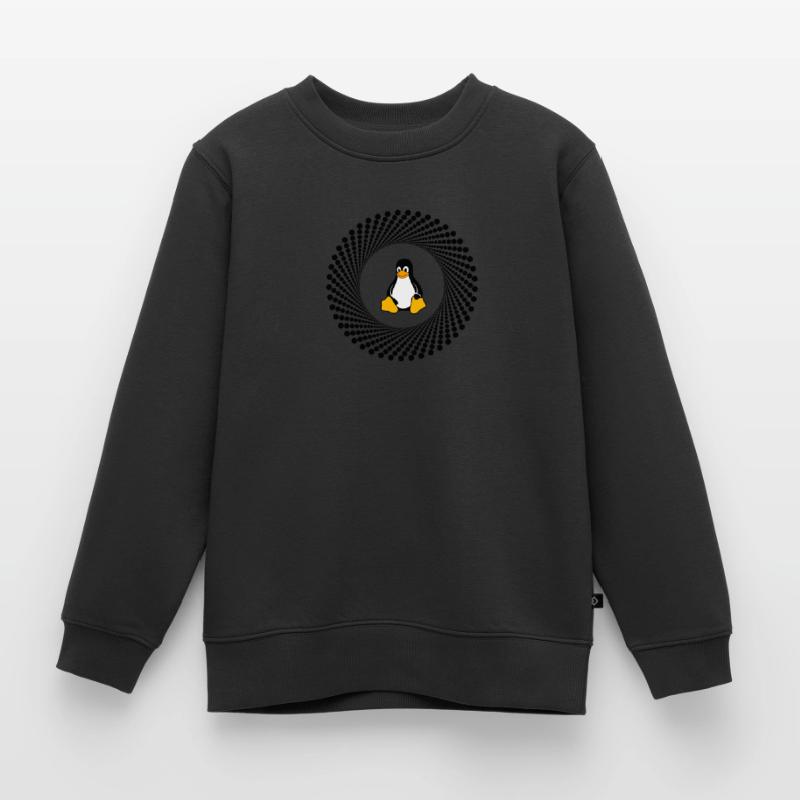 Computer System Penguin Nerd pc inside Program lo Kids Premium Organic Sweatshirt