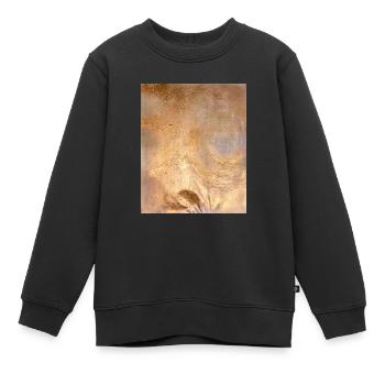 Soleil d'or - Sweat Premium enfant bio - noir - Devant - AI Model Kid Female (0cm)
