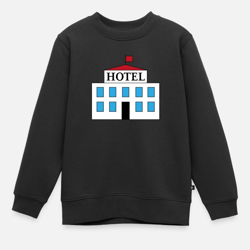 Hôtel - Sweat Premium enfant bio - noir