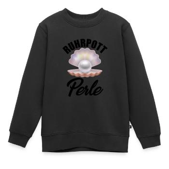 Ruhrpott Perle - Kinder Premium Organic Sweatshirt - Schwarz - Vorne - AI Model Kid Female (0cm)