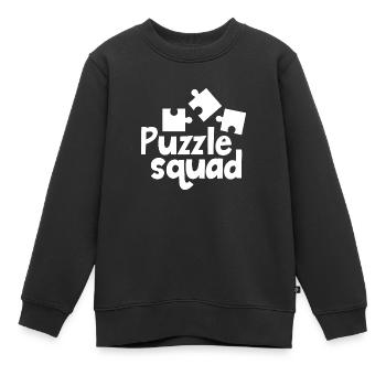 Puzzle Squad Hobby Puzzler-Puzzle - Kinder Premium Organic Sweatshirt - Schwarz - Vorne - AI Model Kid Female (0cm)