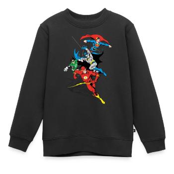 DC Comics Originals Gruppe - Kinder Premium Organic Sweatshirt - Schwarz - Vorne - AI Model Kid Female (0cm)