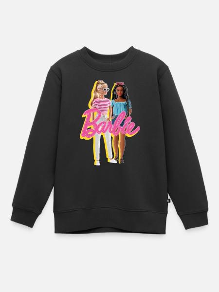 Barbie Et Brooklyn Avec Logo - Sweat Premium enfant bio - noir