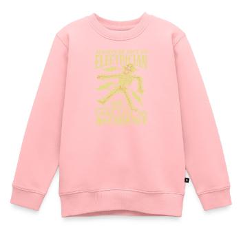 Sei nett Elektriker - Kinder Premium Organic Sweatshirt - Rosa - Vorne - AI Model Kid Female (0cm)