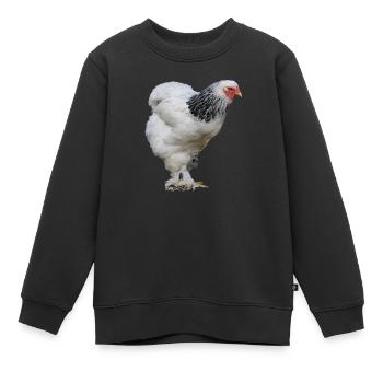 Brahma - Kinder Premium Organic Sweatshirt - Schwarz - Vorne - AI Model Kid Female (0cm)