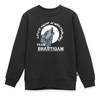 Letzte Nacht im Wolsrudel - Kinder Premium Organic Sweatshirt - Schwarz - Vorne - AI Model Kid Female (0cm)
