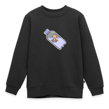 Oktopus - Kinder Premium Organic Sweatshirt - Schwarz - Vorne - AI Model Kid Female (0cm)