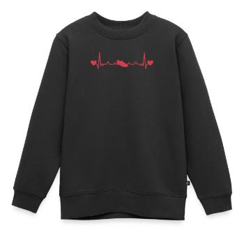 Danse standard Danse Chaussures Homme Standard Heartbeat - Sweat Premium enfant bio - noir - Devant - AI Model Kid Female (0cm)