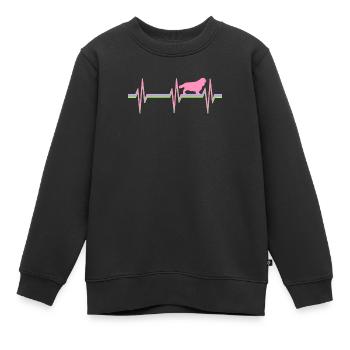 Cavalier King Charles - Kinder Premium Organic Sweatshirt - Schwarz - Vorne - AI Model Kid Female (0cm)