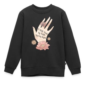 Eigener Weg Selbstliebe Selbstbewusstsein - Kinder Premium Organic Sweatshirt - Schwarz - Vorne - AI Model Kid Female (0cm)