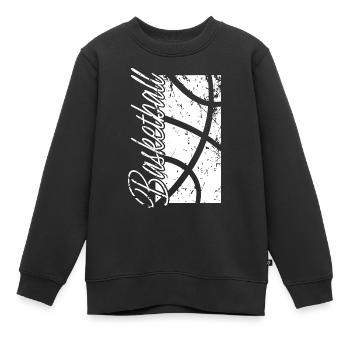 Basketball Basketballer - Kinder Premium Organic Sweatshirt - Schwarz - Vorne - AI Model Kid Female (0cm)