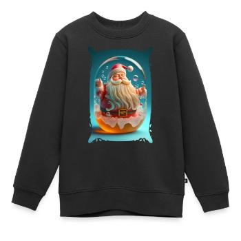 Weihnachtsmann-Gelee - Kinder Premium Organic Sweatshirt - Schwarz - Vorne - AI Model Kid Female (0cm)