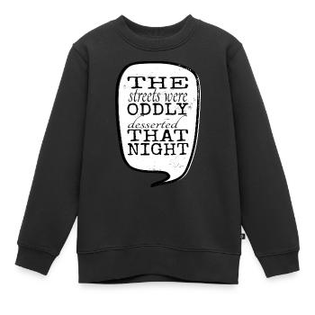 Cadeau Article Livre BMX Geek Littérature Blague Écrire - Sweat Premium enfant bio - noir - Devant - AI Model Kid Female (0cm)