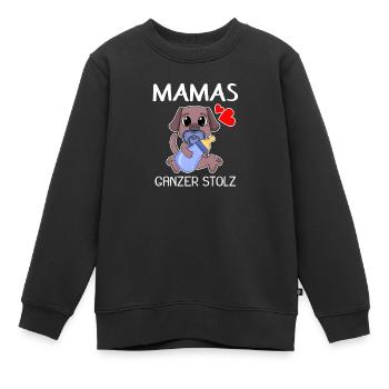 Baby Geburt - Kinder Premium Organic Sweatshirt - Schwarz - Vorne - AI Model Kid Female (0cm)