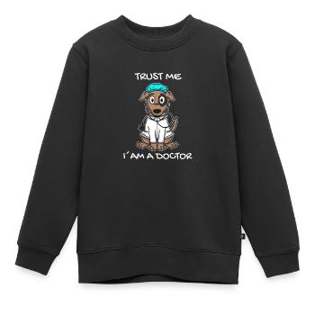 Vétérinaire vétérinaire vétérinaire cadeau de médecine vétérinaire - Sweat Premium enfant bio - noir - Devant - AI Model Kid Female (0cm)