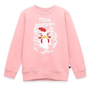 Trouvez Mucked Mind - Sweat Premium enfant bio - rose - Devant - AI Model Kid Female (0cm)
