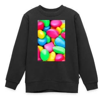 Bonbons - Sweat Premium enfant bio - noir - Devant - AI Model Kid Female (0cm)