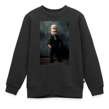 Business Baby - Kinder Premium Organic Sweatshirt - Schwarz - Vorne - AI Model Kid Female (0cm)