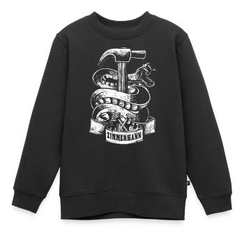 Zimmermann - Kinder Premium Organic Sweatshirt - Schwarz - Vorne - AI Model Kid Female (0cm)