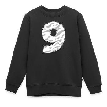 Neuf - 9 - Sweat Premium enfant bio - noir - Devant - AI Model Kid Female (0cm)