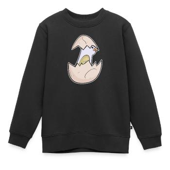 Baby Vogel Taube Kleinkind Motiv - Kinder Premium Organic Sweatshirt - Schwarz - Vorne - AI Model Kid Female (0cm)