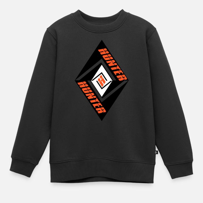 Hunter - Sweat Premium enfant bio - noir