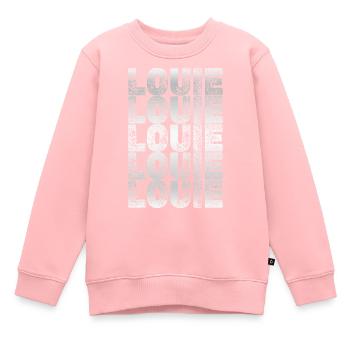 Frère Louie - Sweat Premium enfant bio - rose - Devant - AI Model Kid Female (0cm)