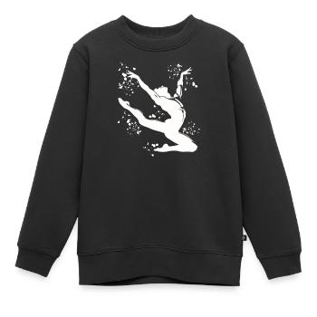 Turner Boden Kunstturnen - Kinder Premium Organic Sweatshirt - Schwarz - Vorne - AI Model Kid Female (0cm)