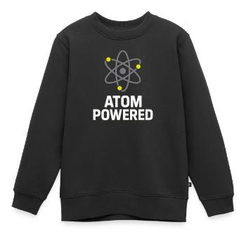 Stolz - Kinder Premium Organic Sweatshirt - Schwarz - Vorne - AI Model Kid Female (0cm)
