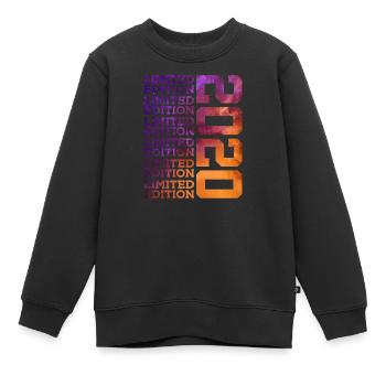 6 ANS ÉDITION LIMITÉE 6E ANNIVERSAIRE 2020 - Sweat Premium enfant bio - noir - Devant - AI Model Kid Female (0cm)